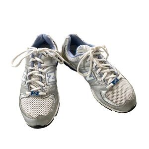 New Balance White/Silver N-Fuse 520 Lace-Up Sneakers